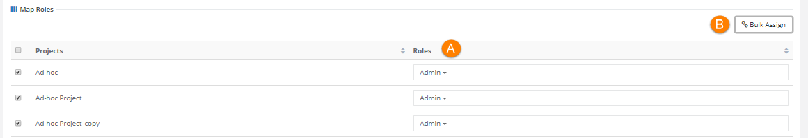 Mapping roles